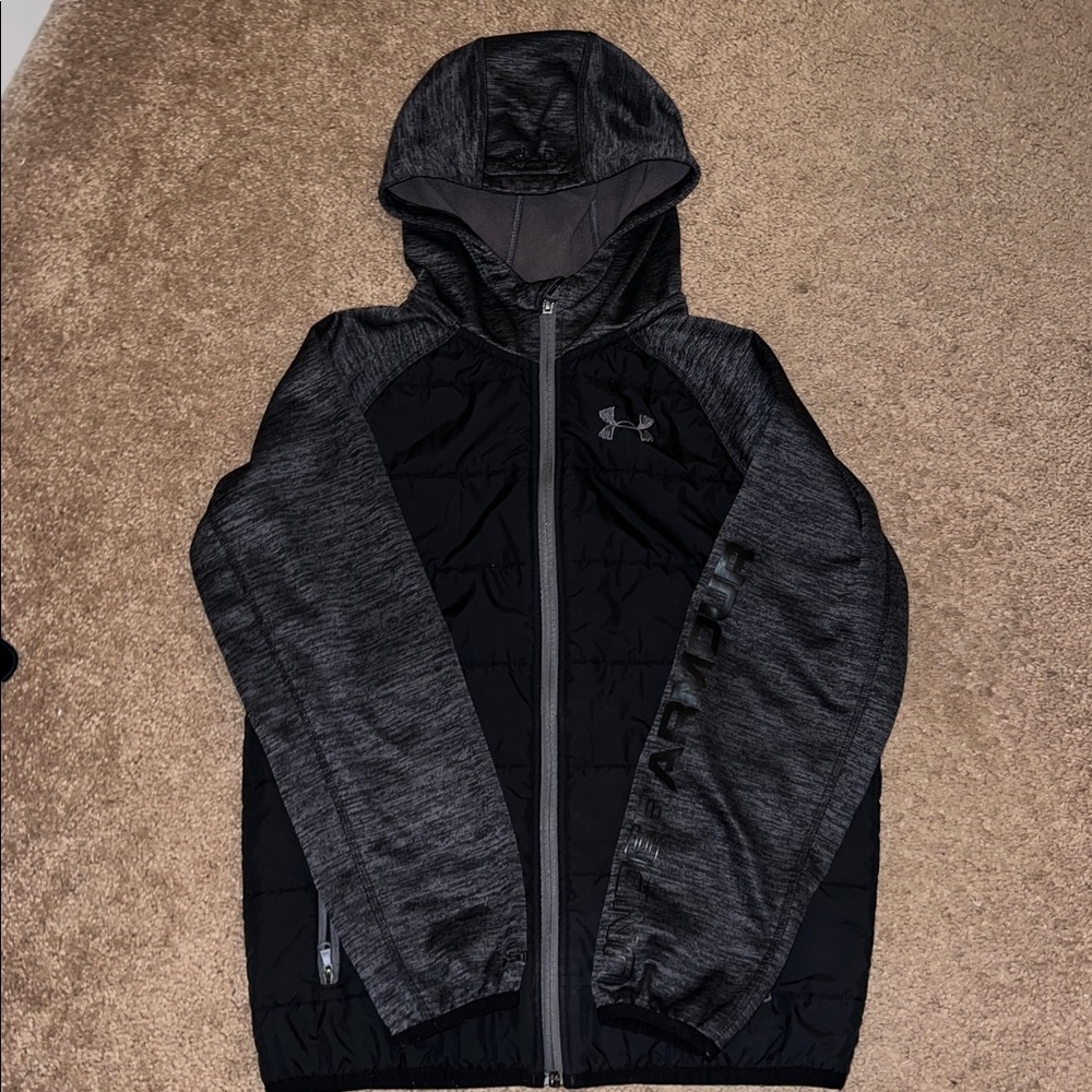 Under Armour ColdGear Full-Zip Hooded Jacket – Youth Medium